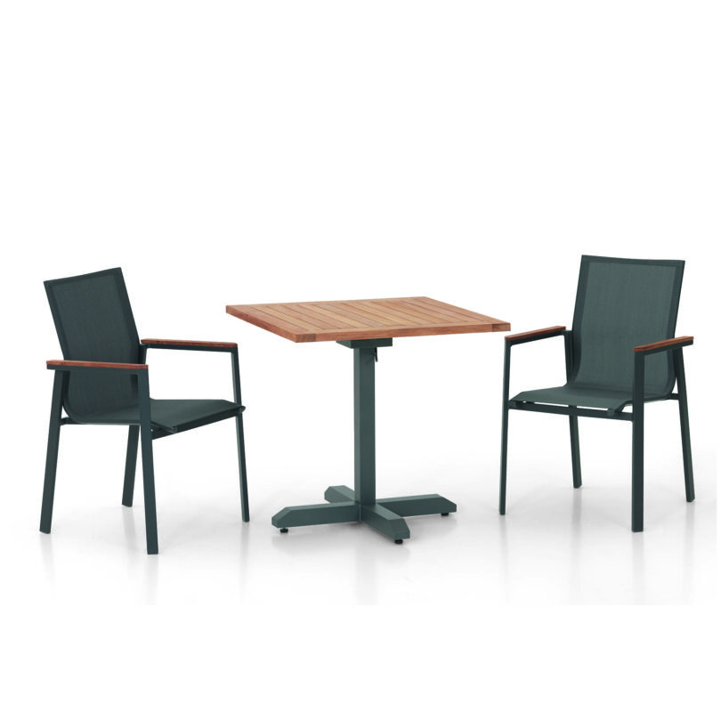 Alu-Teak Tisch Schwabing – Bild 3