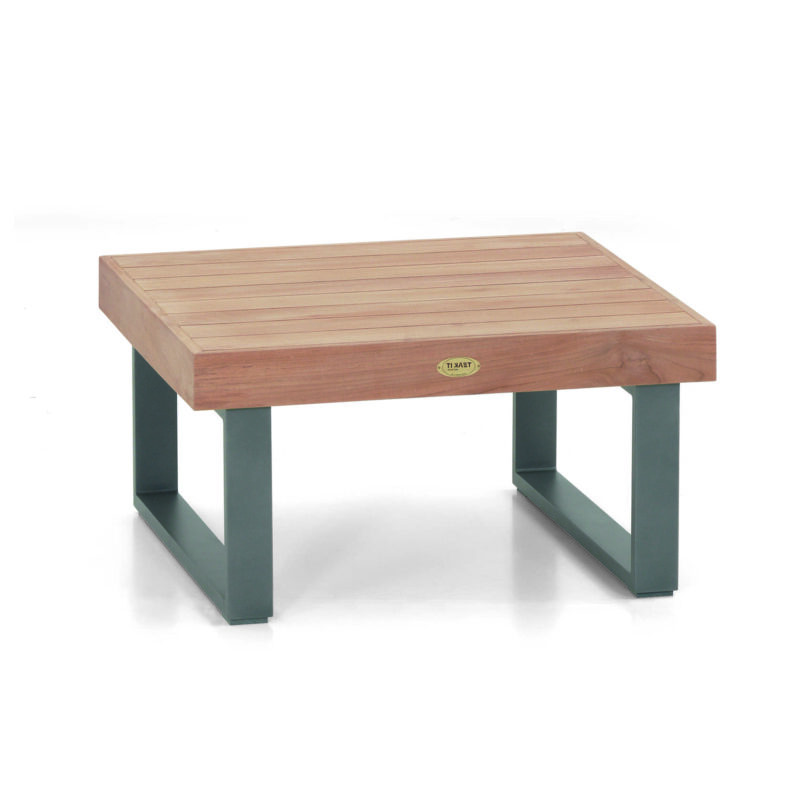 Alu-Teak-Lounge Tisch Capri