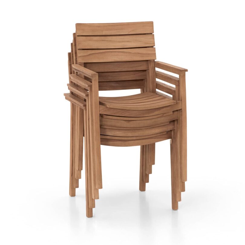 Recycling Teak Sessel Timor – Bild 2