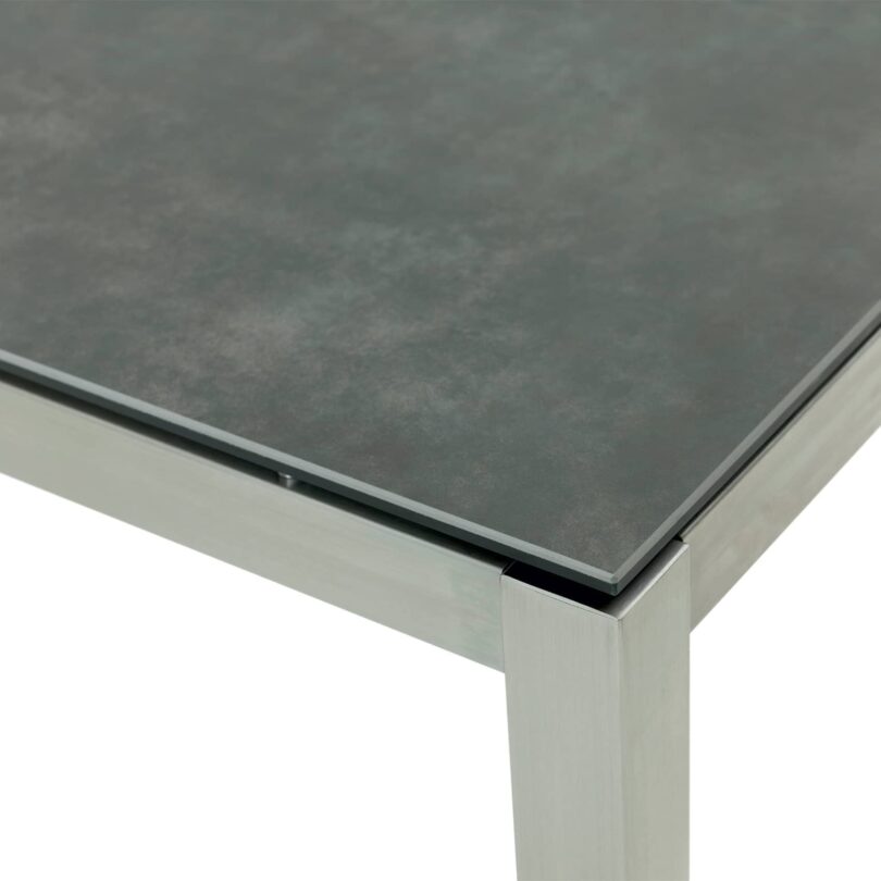 Edelstahl Tisch mit Keramik Oberfläche Seattle XL – Bild 7