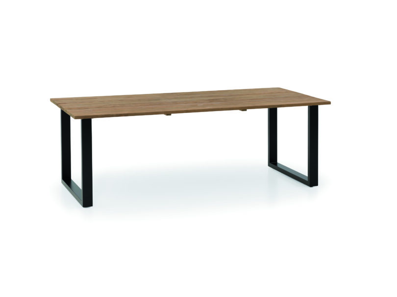 Alu-Recycling Teak Esstisch Bern