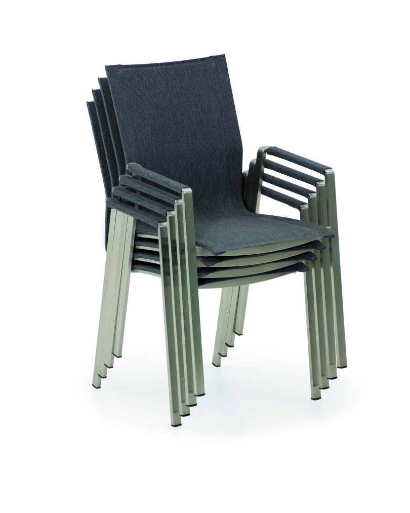Edelstahl-Sessel Palermo – Bild 2