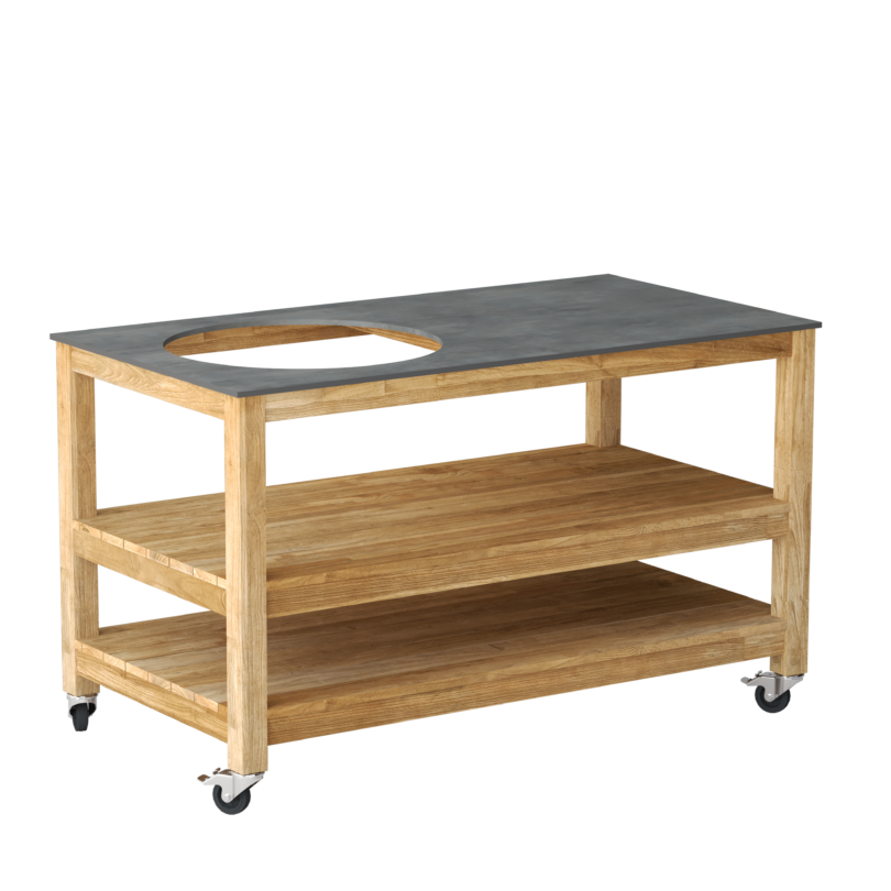 Kamado BBQ Grilltisch DENVER mit Rollen