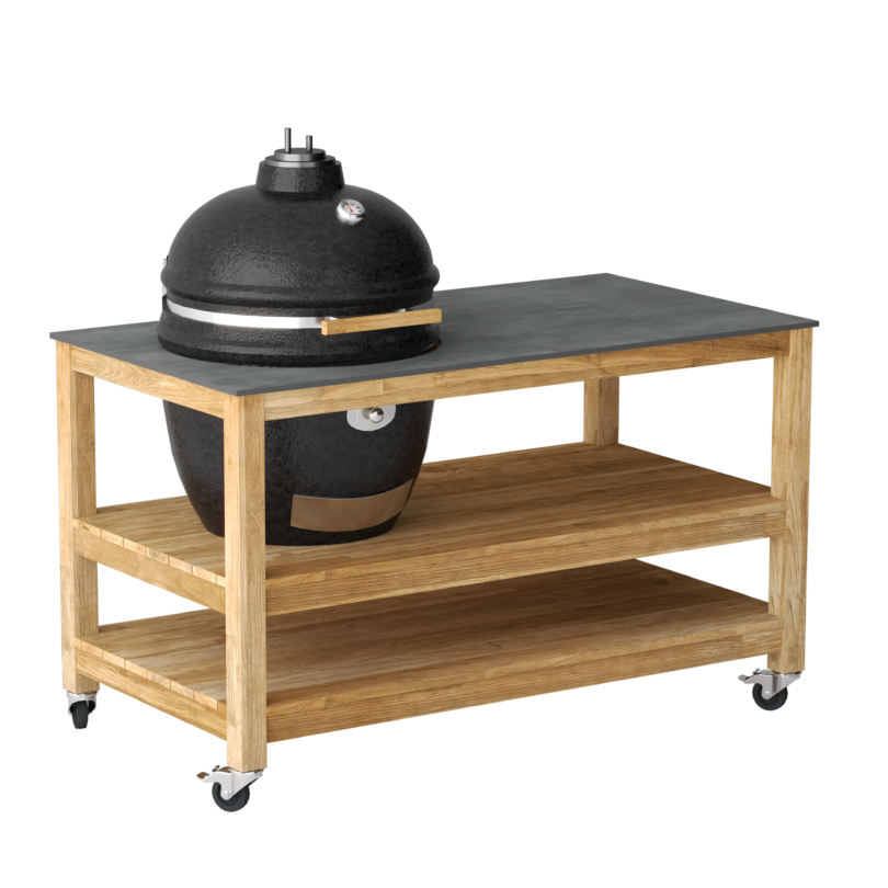 Kamado BBQ Grilltisch DENVER mit Rollen – Bild 2